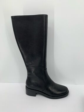 ABEO Traverse tall boots black leather knee high comfort zipper women new 6.5
